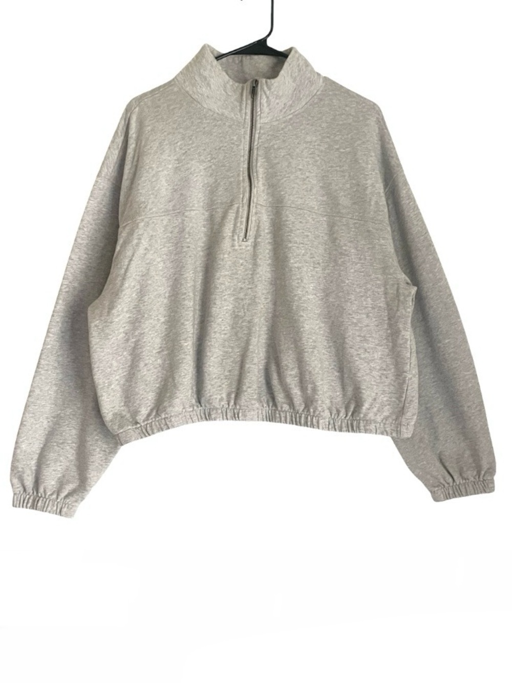 Bp. Light Gray Half-Zip Pullover Sweatshirt